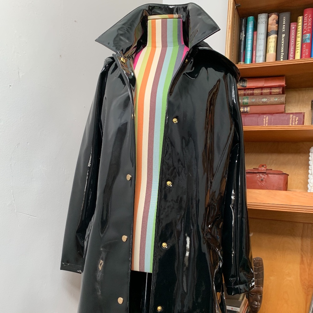 DKNY Glossy Raincoat